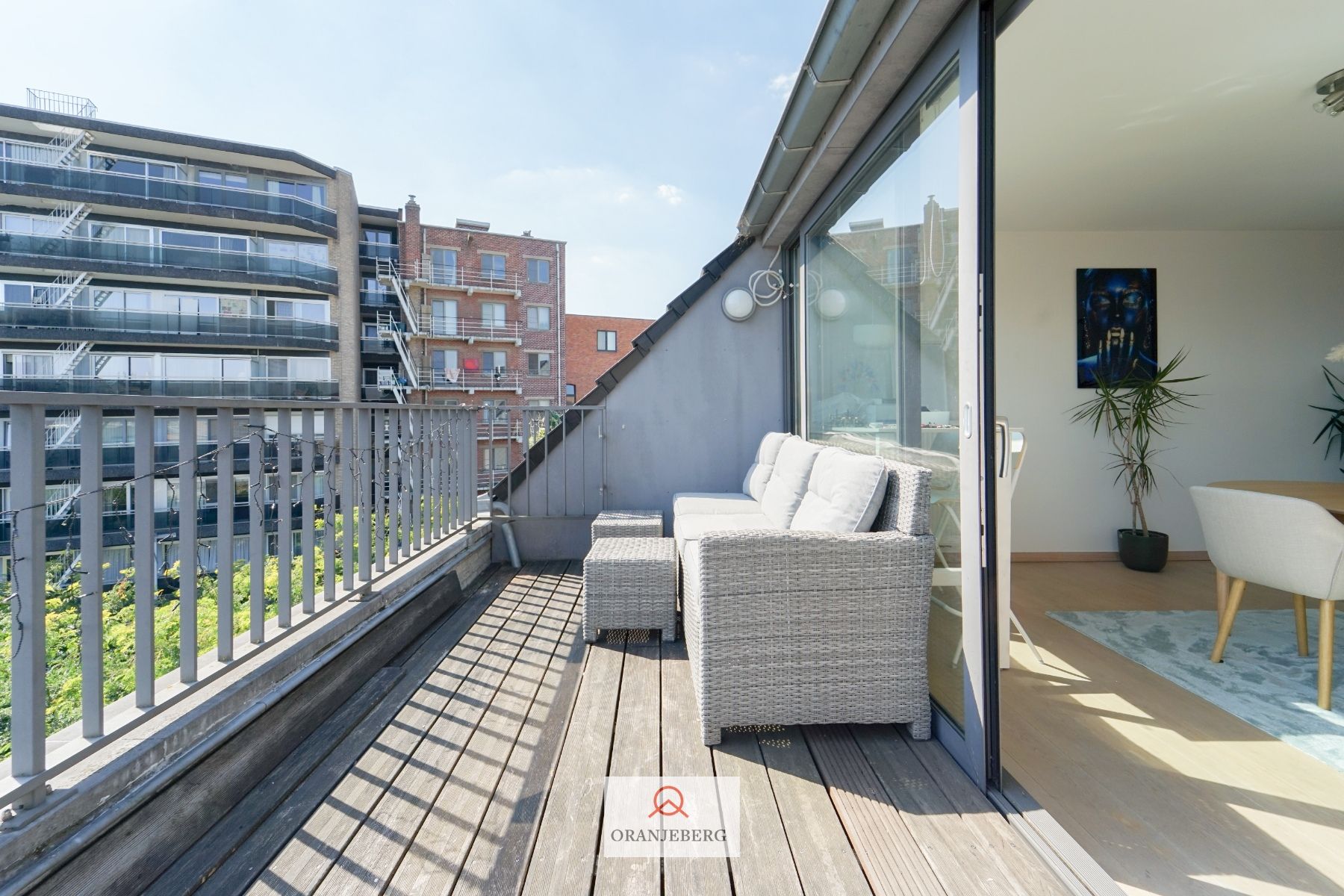 Ruim 2-slaapkamer appartement met terras centrum-Gent nabij Zuid foto 12