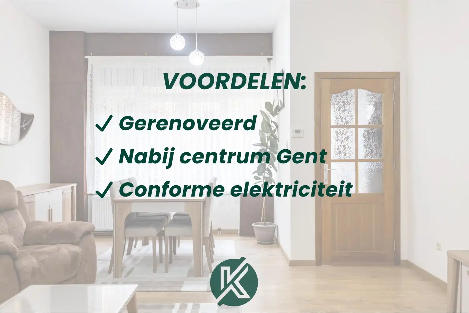 Gerenoveerde stadswoning nabij Gent foto 2