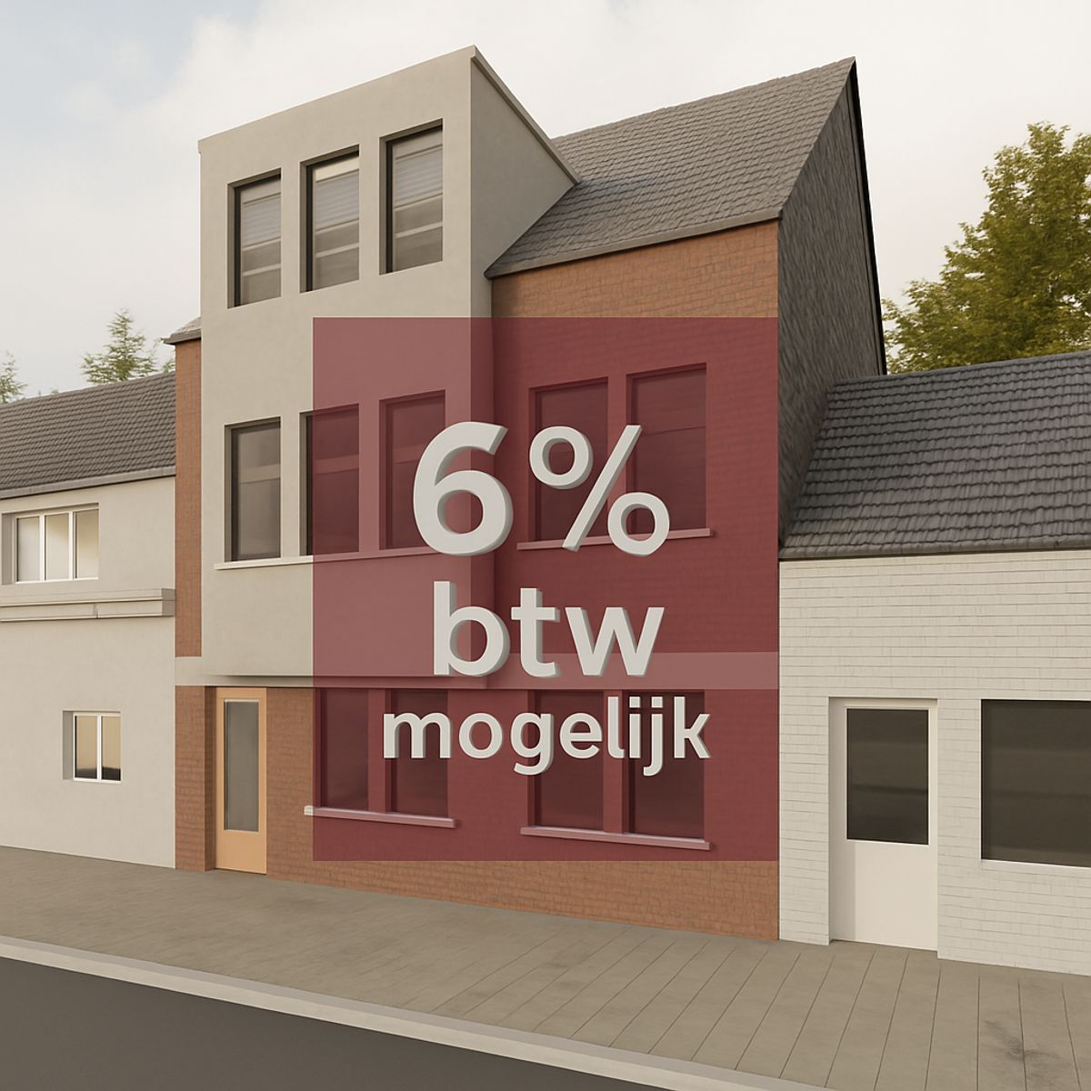 BEN nieuwbouwappartement met 1 slaapkamer, terras en garage foto 2