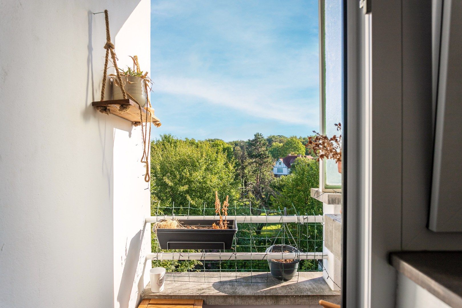 Appartement met 1 slaapkamer + bureau, balkon en gemeenschappelijke tuin op wandelafstand van het Ter Kamerenbos foto 10