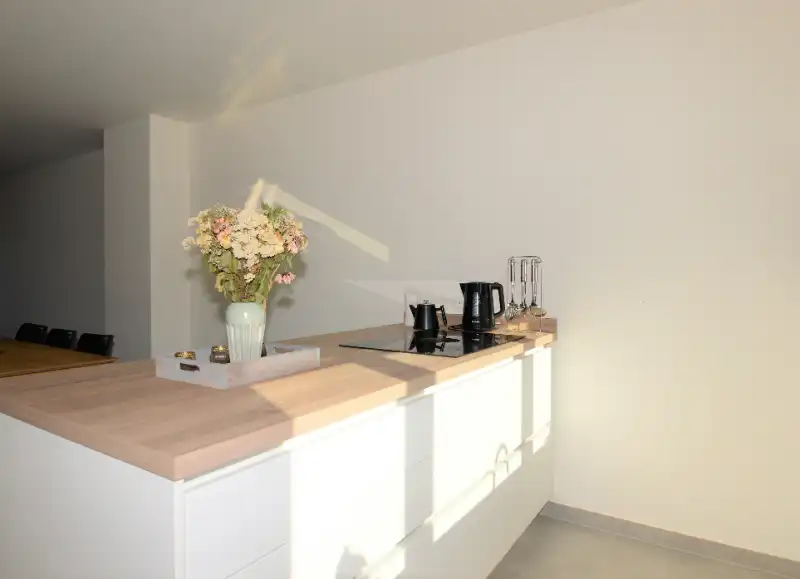 Recent (2021) duplex appartement voorzien van twee slaapkamers, ruim terras en staanplaats centrum Zemst. foto 6