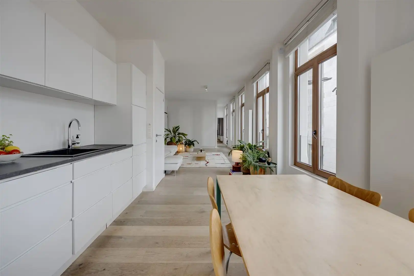 Hoekappartement met 1 SLK en zicht op de Wapper foto 6