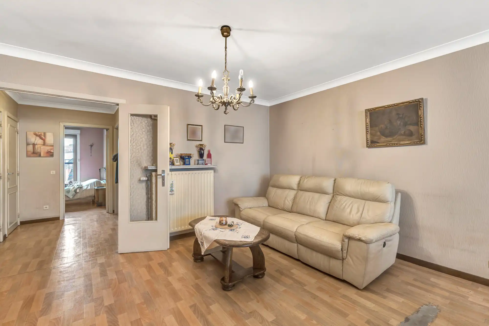 Twee-slaapkamer appartement met terras in centrum Deinze foto 5