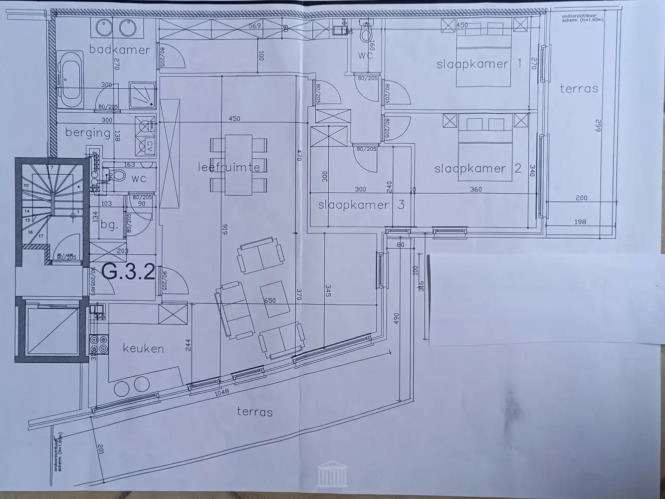 Ruim (126m²) en lichtrijk appartement met 3 slaapkamers, 2 terrassen in het stadscentrum! foto 27