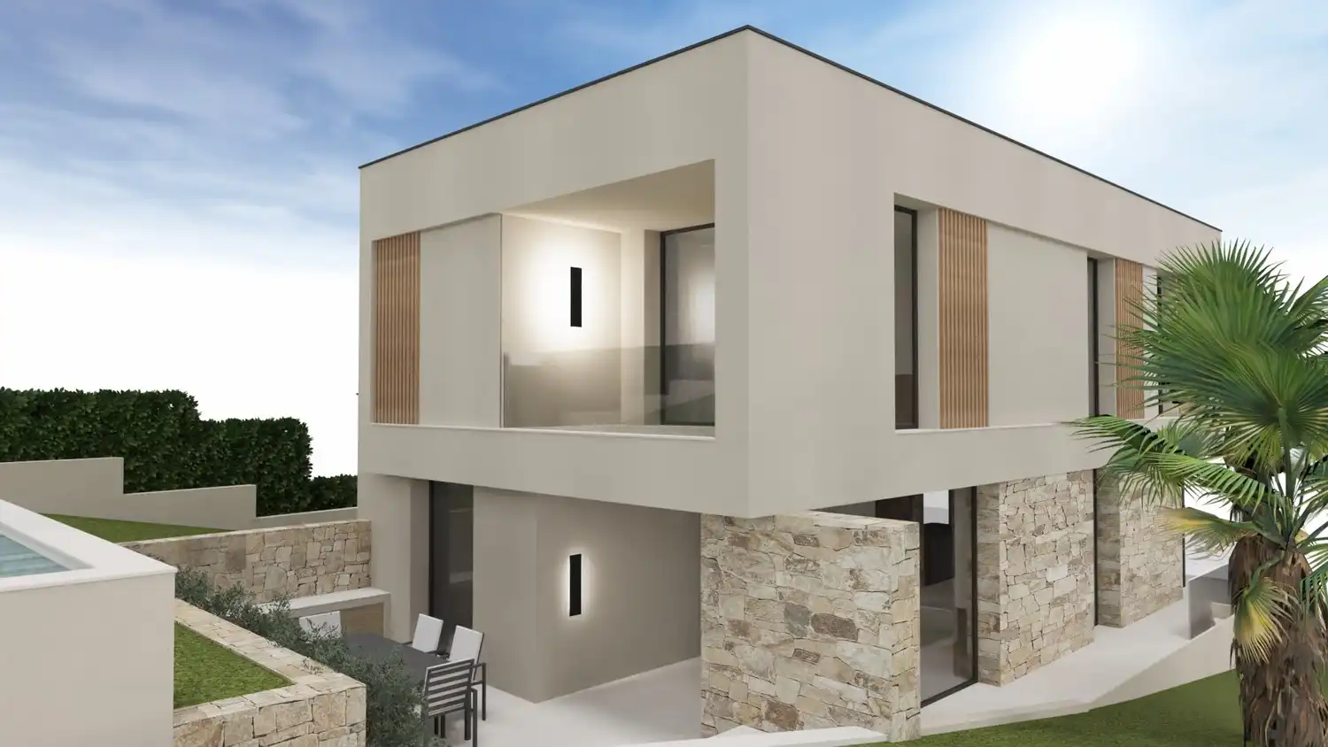 Energiezuinige nieuwbouwvilla met zeezicht en zwembad in Calonge, Girona foto 5