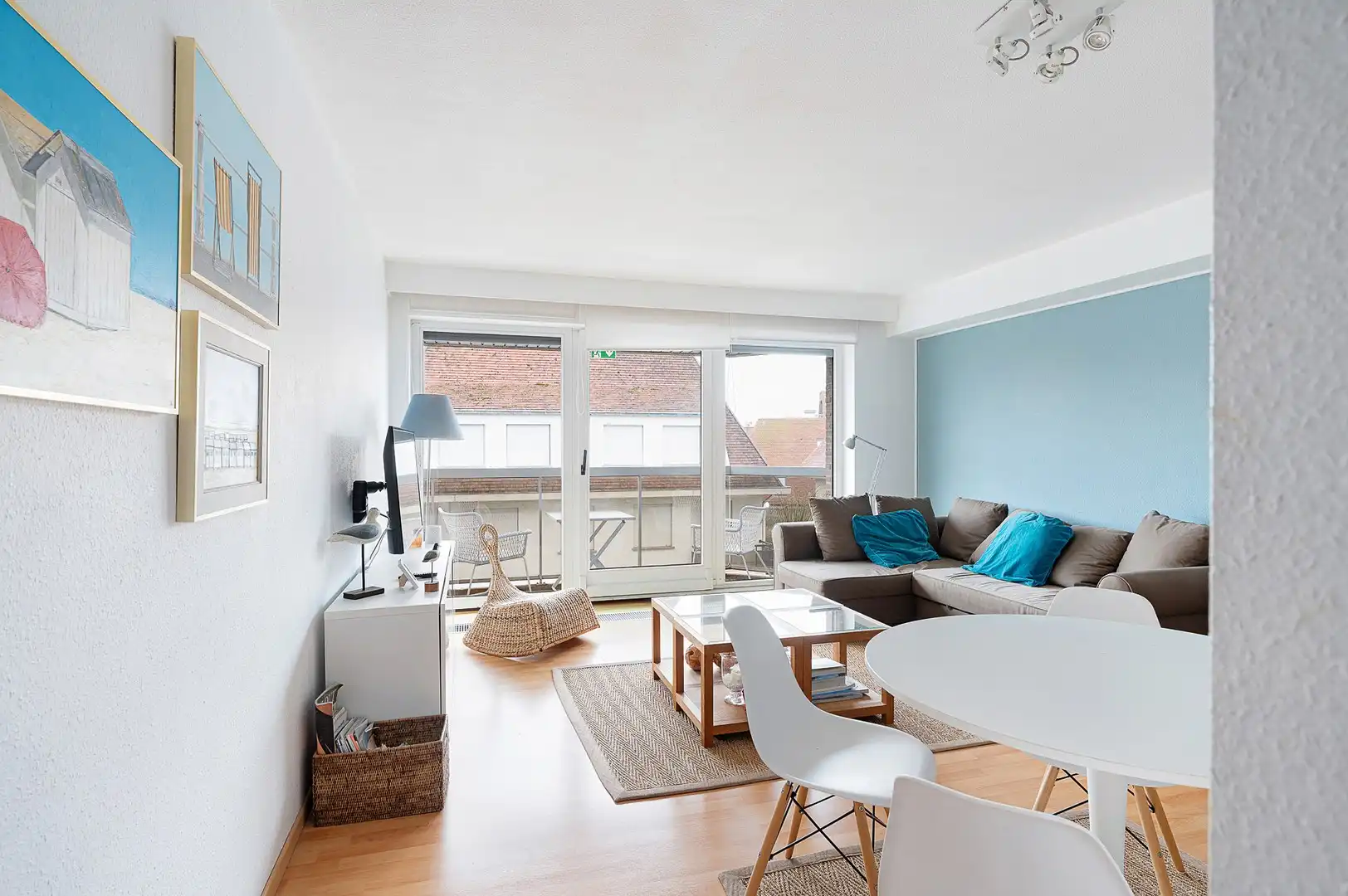 Zuidgericht appartement gelegen in de Jozef Nellenslaan in het prestigieuze Albertstrand. foto 4