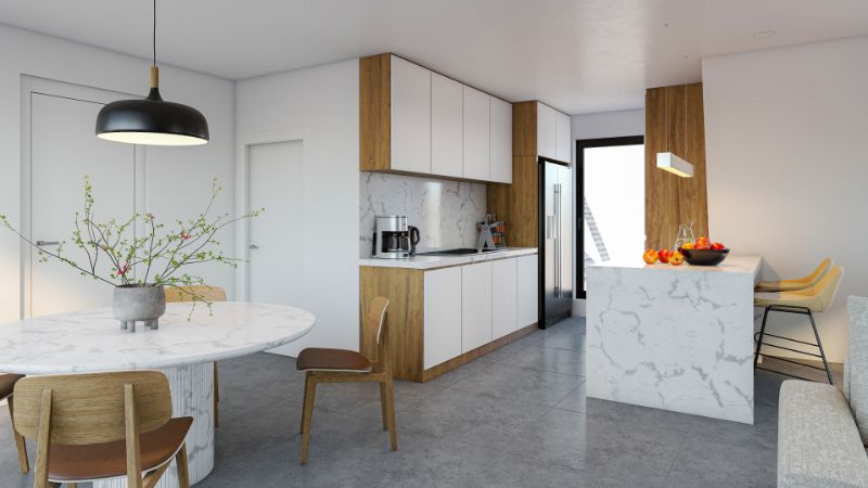 Penthouse nieuwbouw 141m² met terras 8m² op het westen foto 7