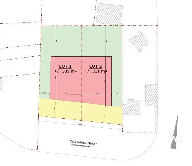 Grond te koop Ooievaarstraat 1 -/lot 2 - 8480 Eernegem