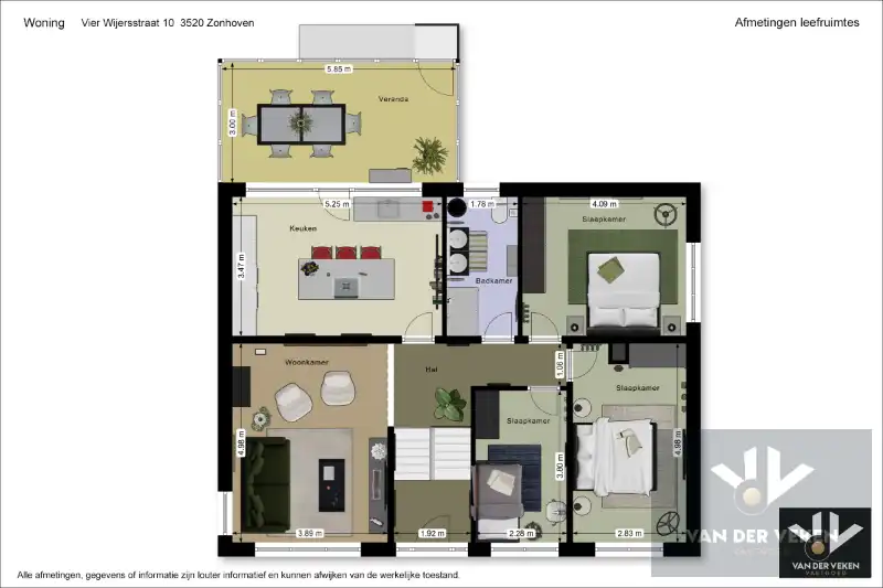 Ruime en energiezuinige gezinswoning in rustige omgeving grenzend aan natuurgebied De Platwijers! foto 19