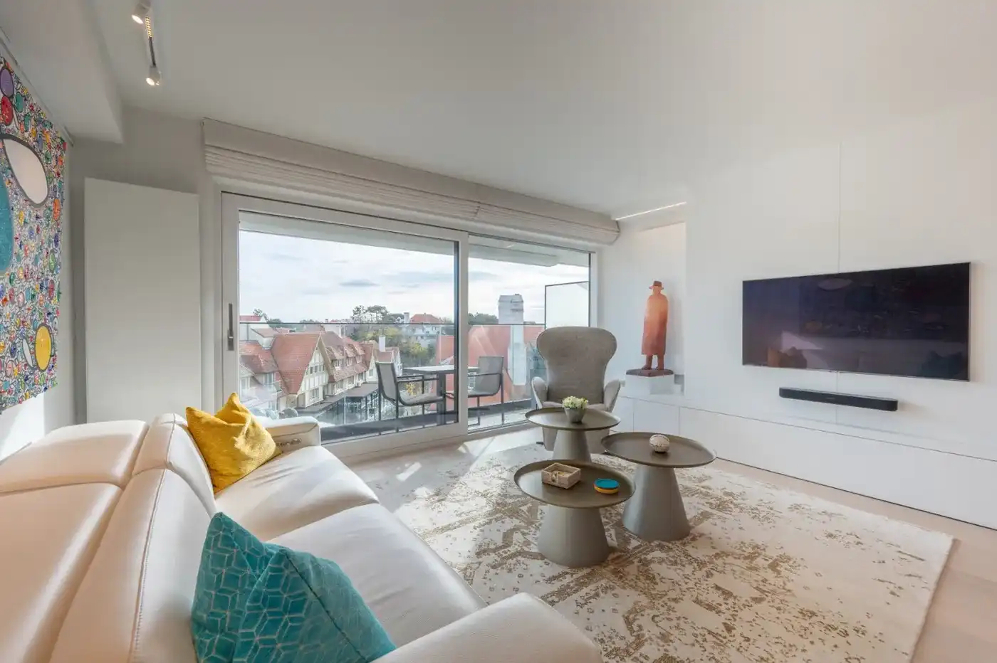 Toplocatie in het Zoute: gerenoveerd appartement met mooi terras en open zicht  foto 5