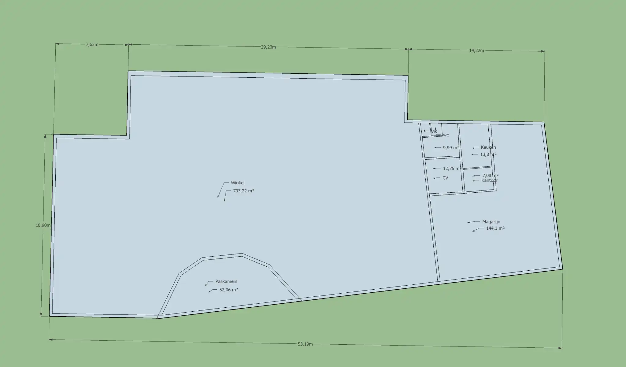 Winkelpand (1.080 m²) te huur op zichtlocatie in Tienen foto 6