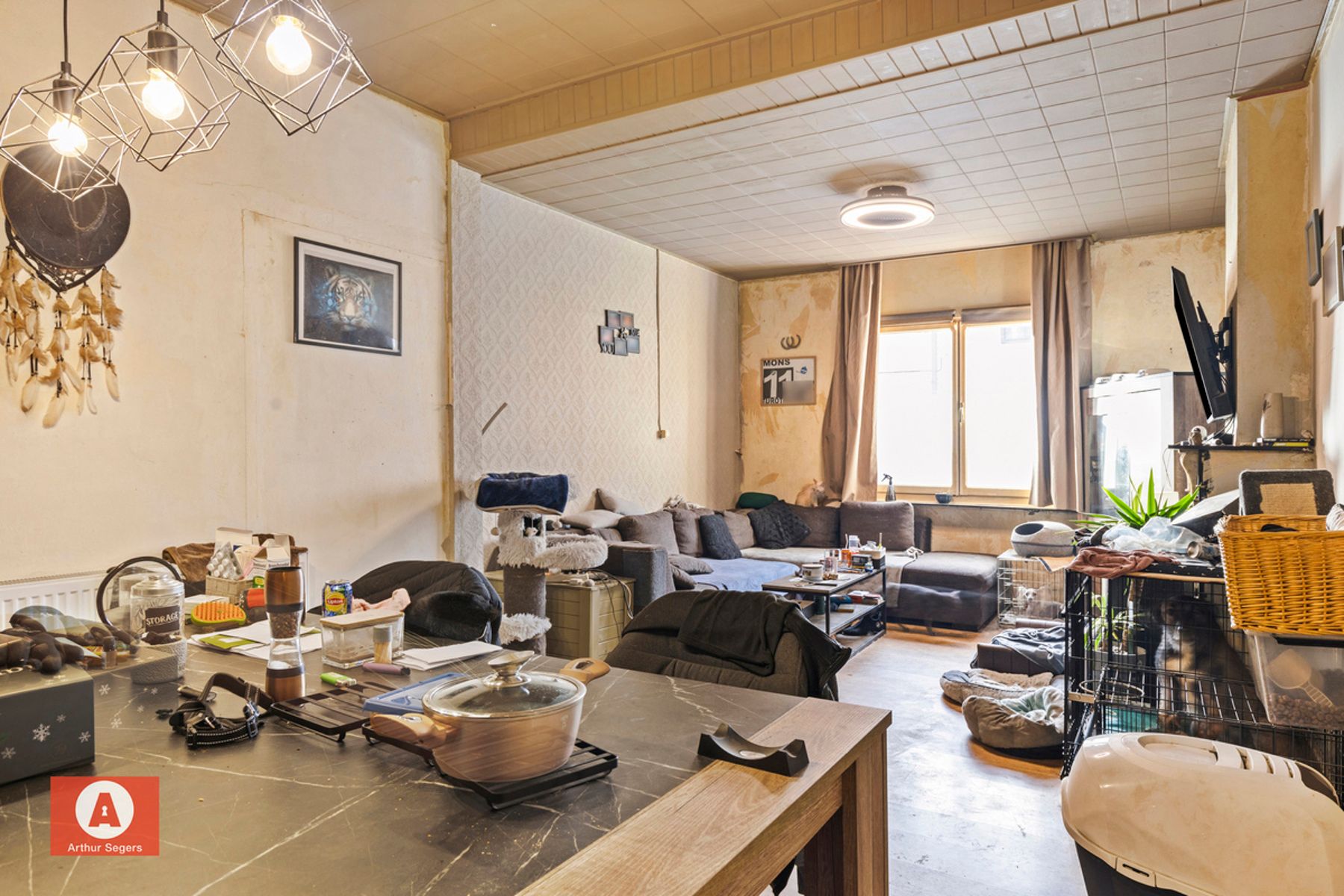 !!! IN OPTIE !!! Te renoveren woning in hartje Baasrode foto 5