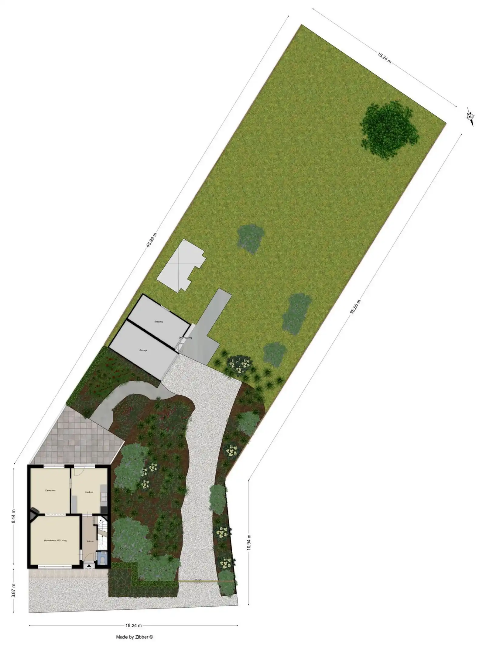 Woning 4 slaapkamers (3a39ca) + bouwgrond (4a40ca) te Buizingen foto 26