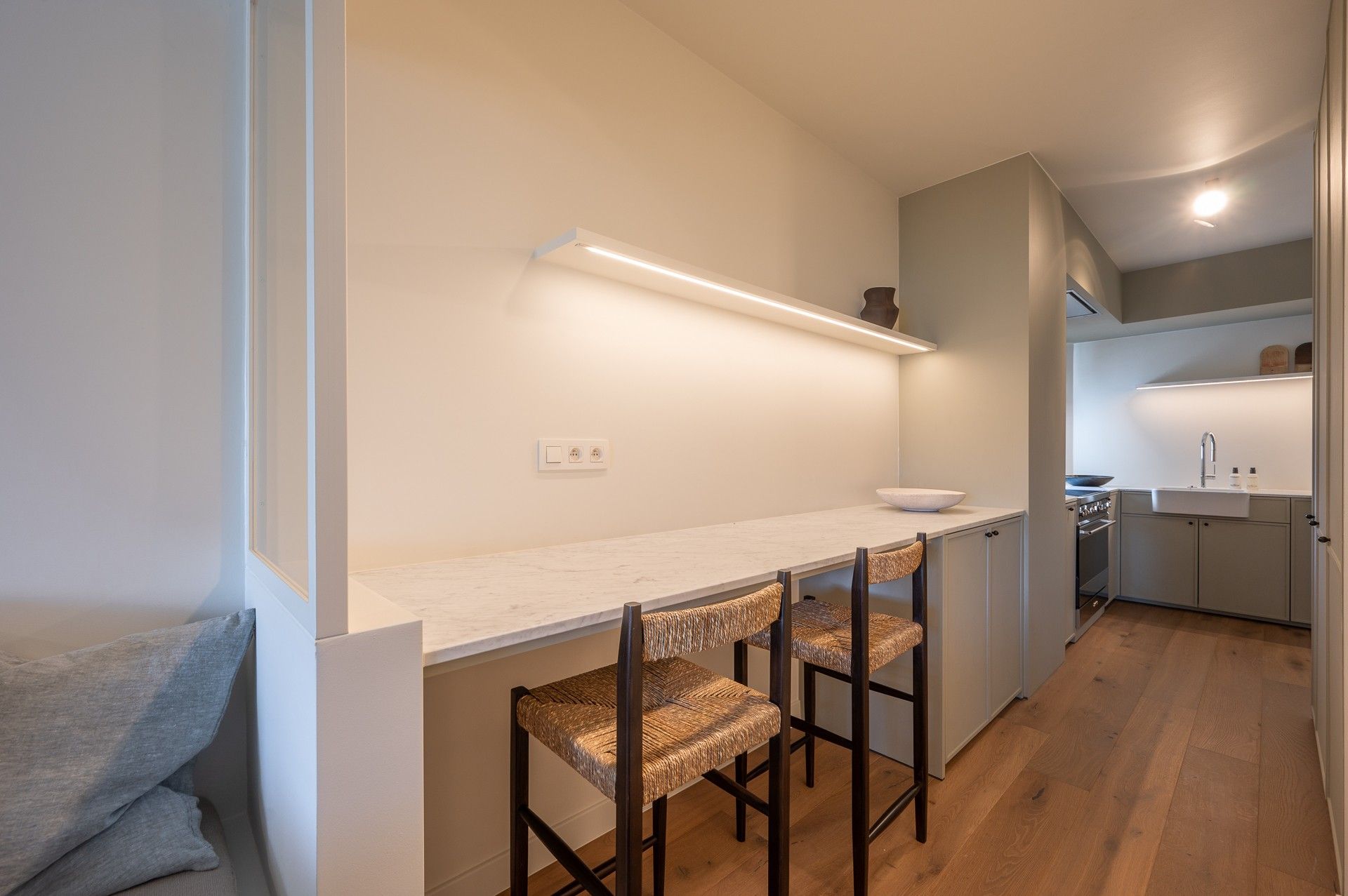 Riant appartement met zeezicht en uitzicht op het Stübbenpark in Duinbergen foto 7