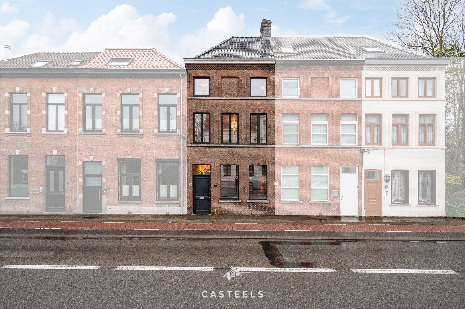 Instapklare stadswoning nabij station Brugge met tuin en studio foto {{pictureIndex}}