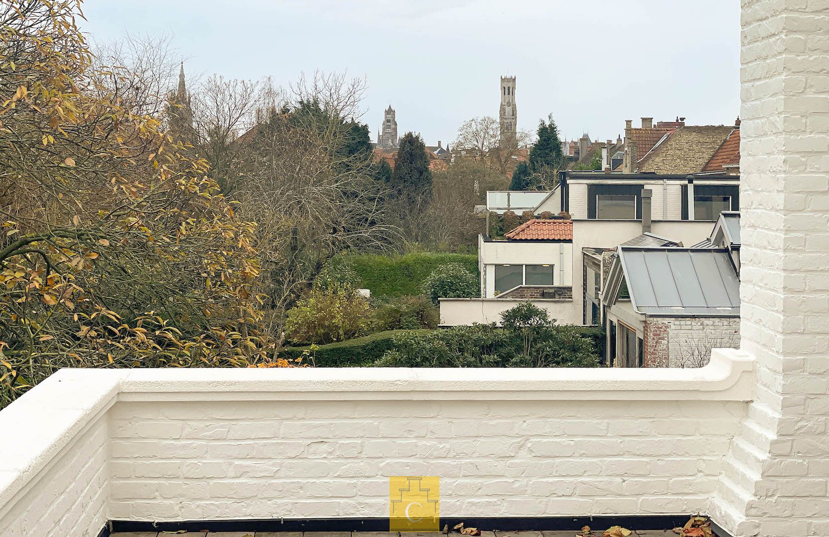 riante stadsvilla in Knokse stijl met grote garage, diverse terrassen en sublieme tuin, zicht op de Molens en alle Brugse torens, grondoppervlakte 655 m2 foto 25