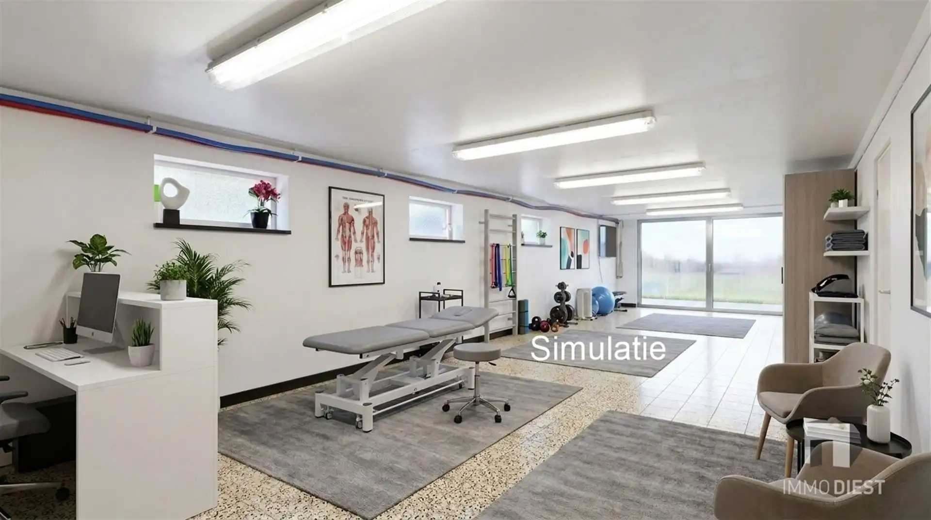 Kantoor/ vrij beroep op zeer commerciële locatie, centrum Tessenderlo foto 27