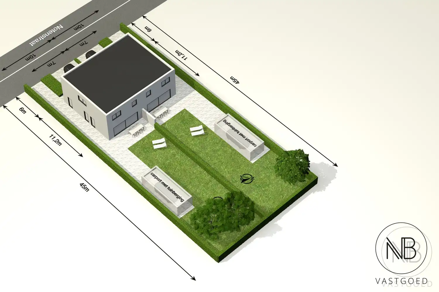 Bouwgrond met vergunning voor tweewoonst! foto 9