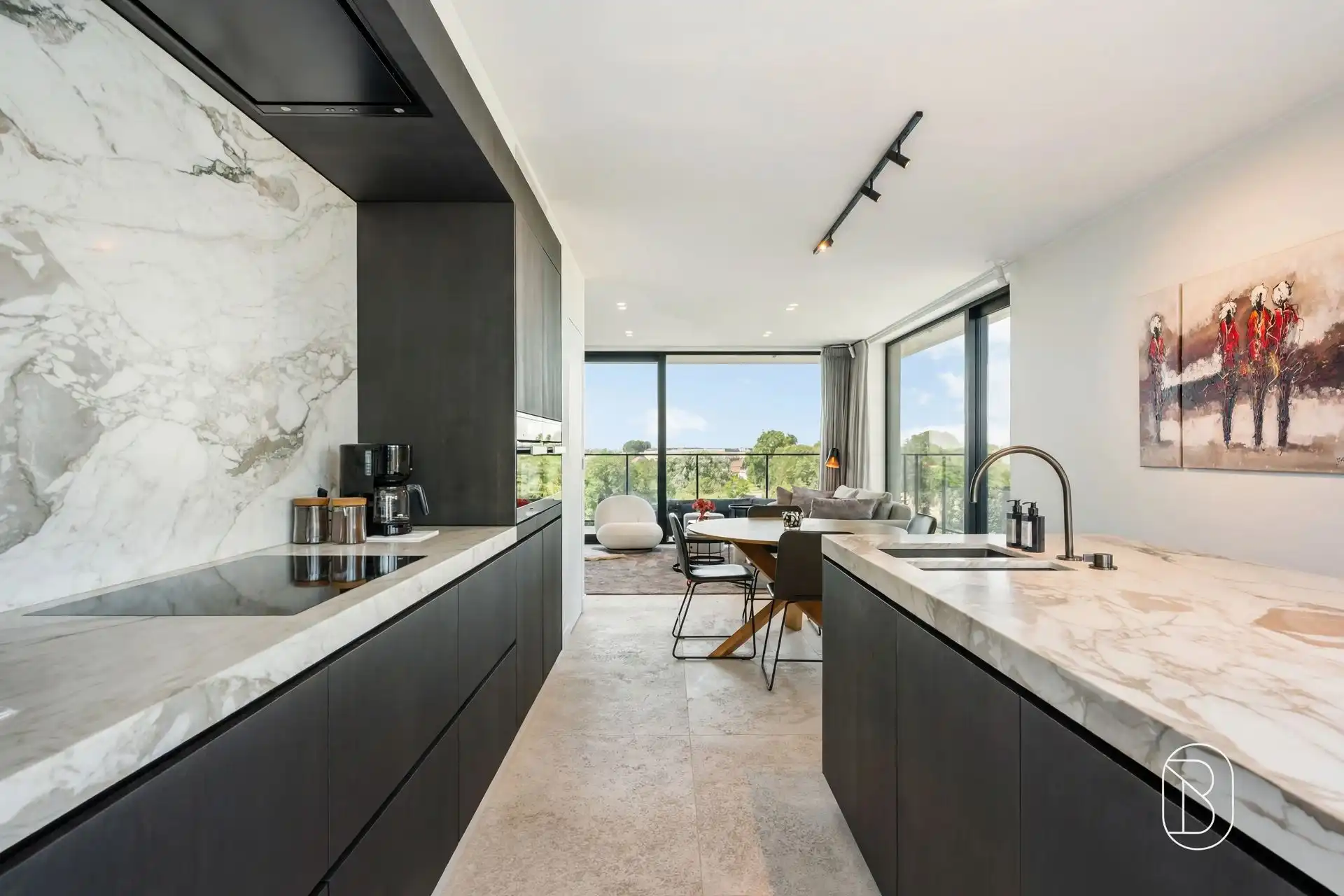 Subliem afwerkt penthouse met zicht op de Leie foto 8