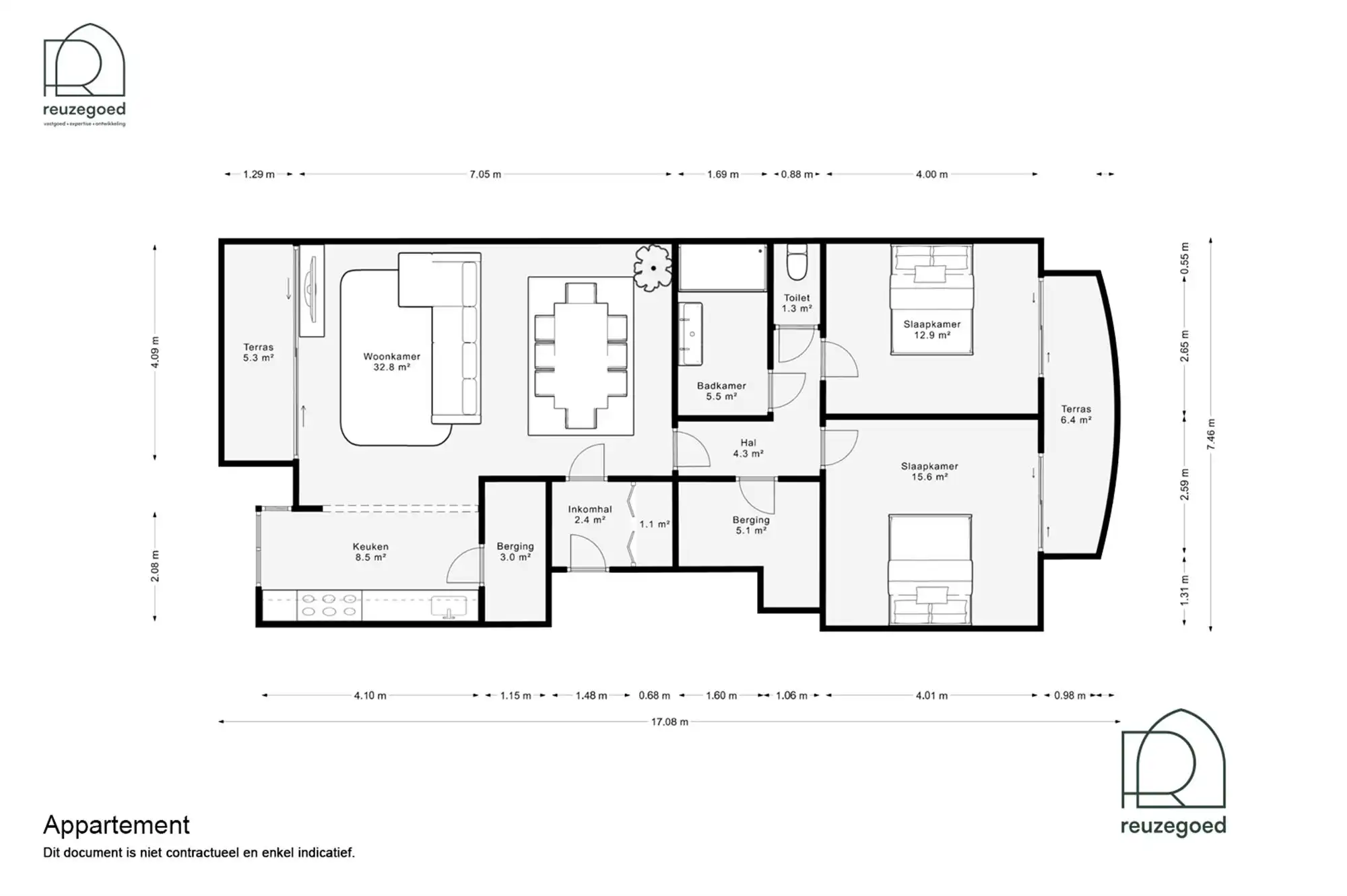 Licht en verzorgd appartement met 2 slaapkamers nabij de vernieuwde Huygebaertsite foto 31