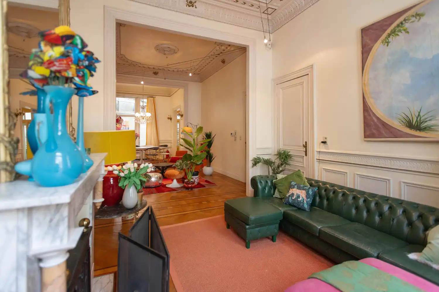 Ruime en luxueuze neoclassicistische herenwoning incl. dubbele garage en veelzijdige mogelijkheden op toplocatie te Antwerpen-Zuid foto 5