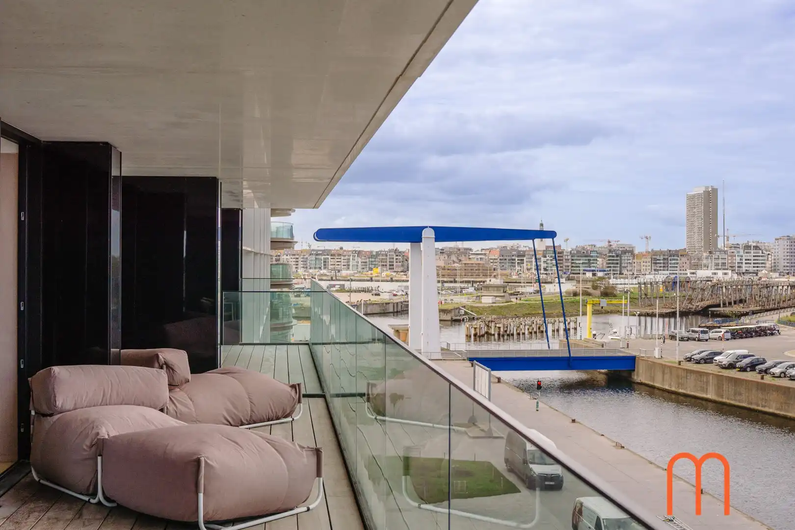 Gemeubeld appartement met uniek zeezicht en ruim terras in Residentie Trinity – Oosteroever Oostende foto 23