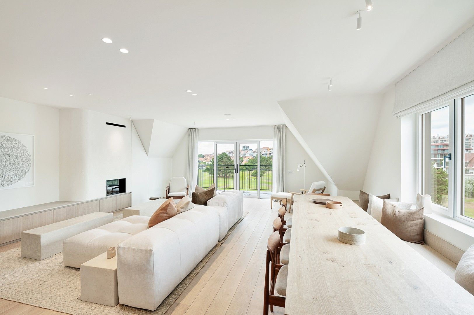 Uitzonderlijk hoekappartement van 188m² met open zicht op de Approach Golf in hartje Zoute. foto 12