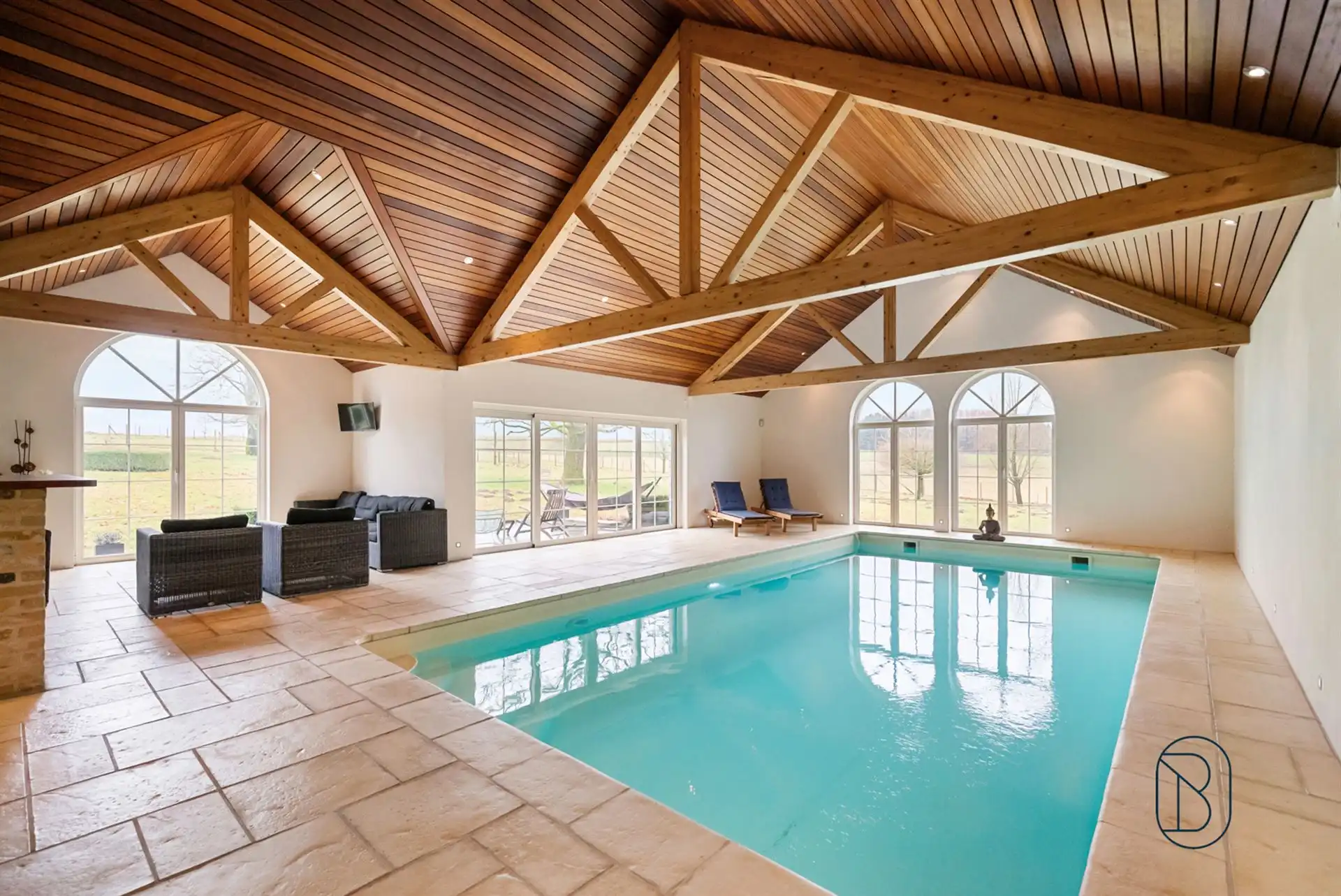 Topgelegen prachtige vakantiewoning met binnenzwembad foto 20