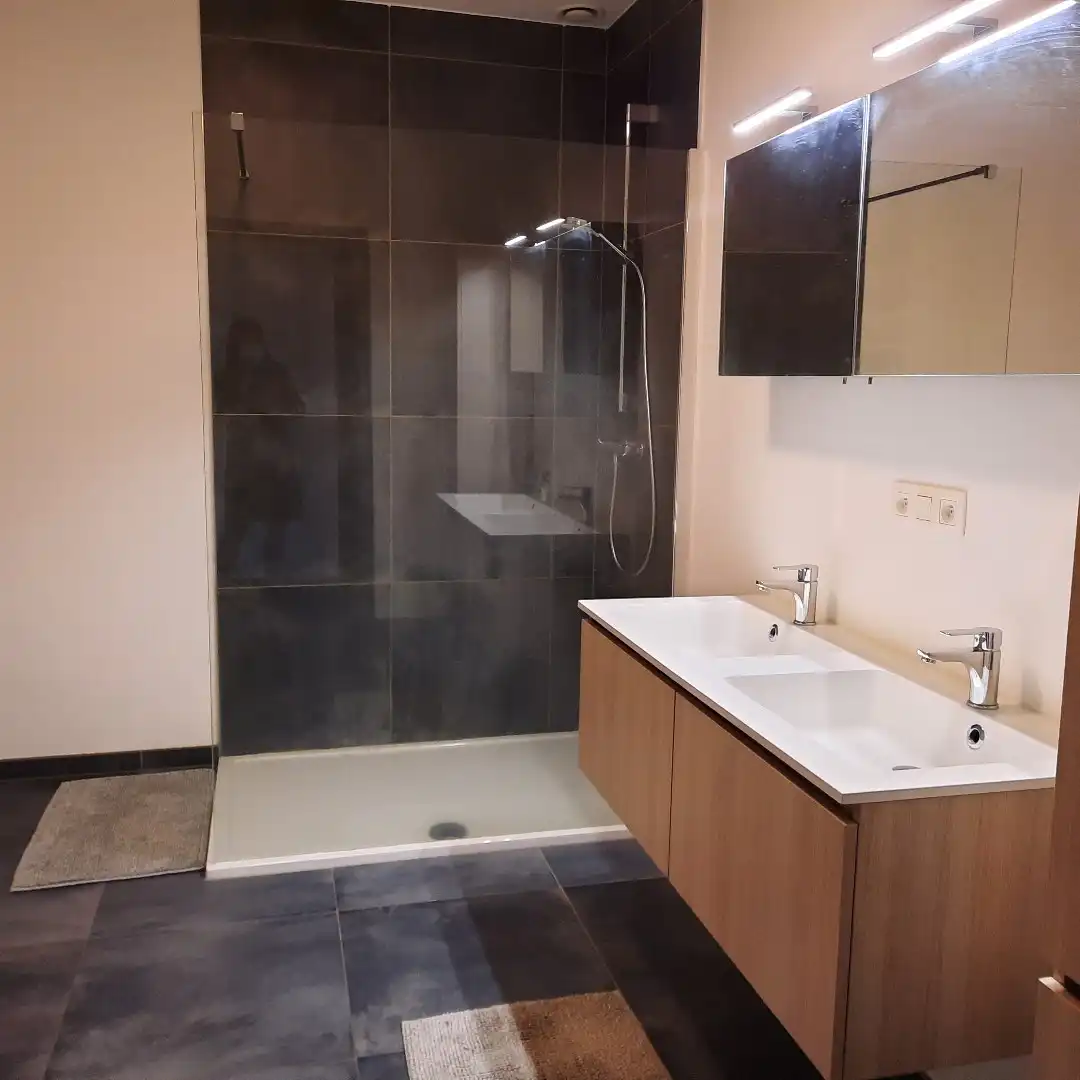 Recent, gelijkvloers appartement afgewerkt met hedendaagse materialen nabij Maaseik! foto 9