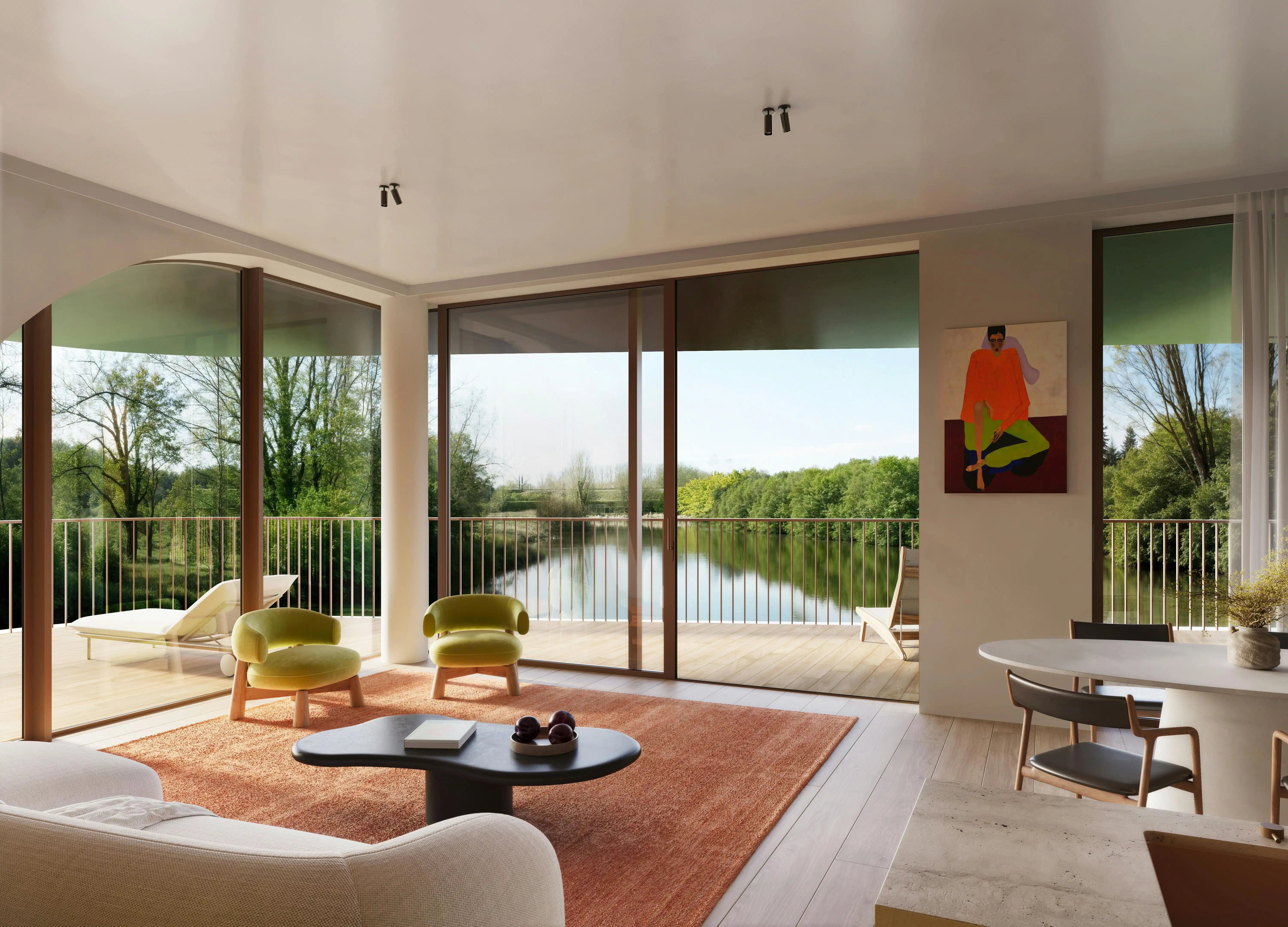 Exclusief wonen aan de Leie met uitzonderlijk terras (75m²)! foto 3