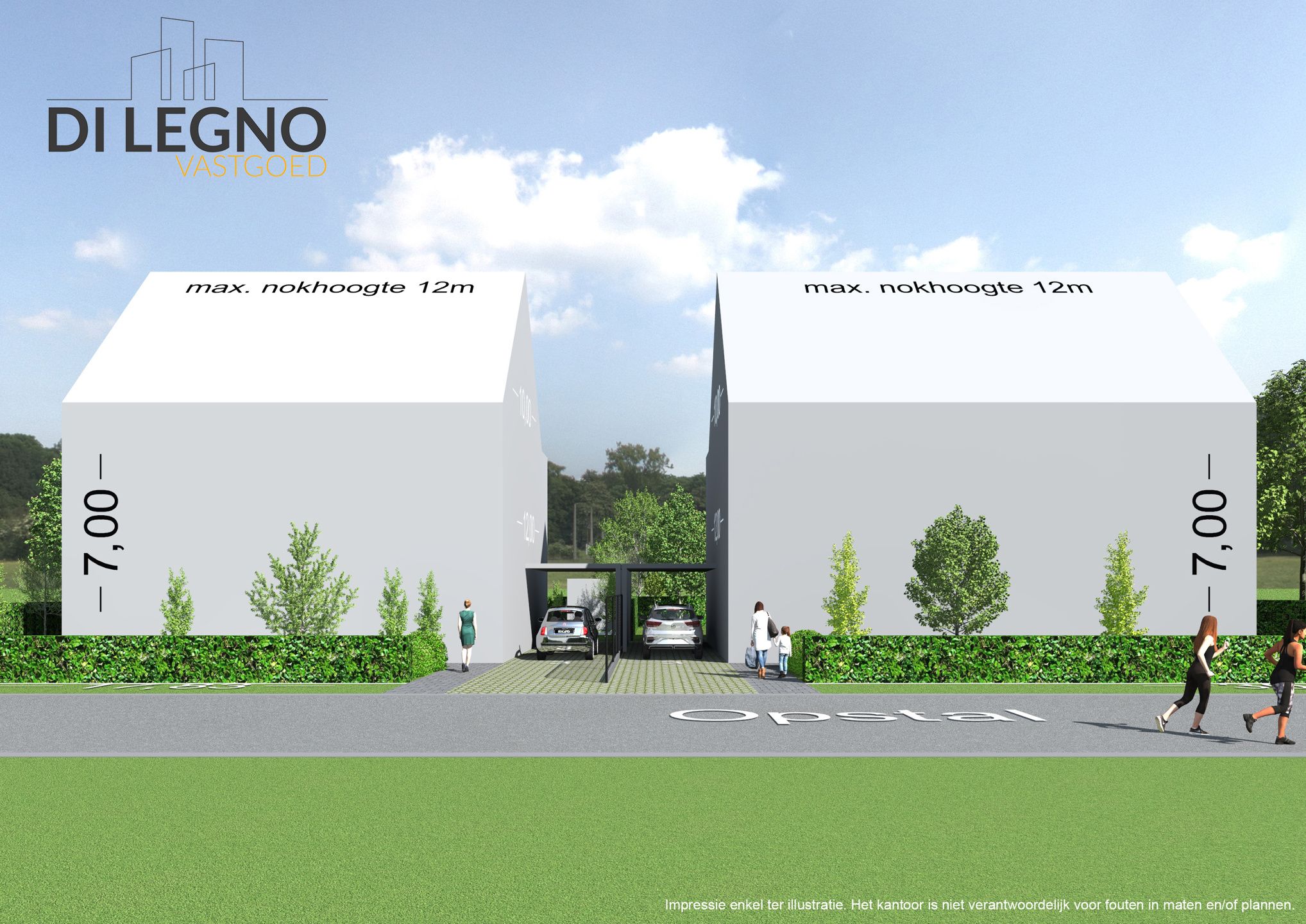 Bouwgrond voor open bebouwing, met oppervlakte van 539 m². foto 4