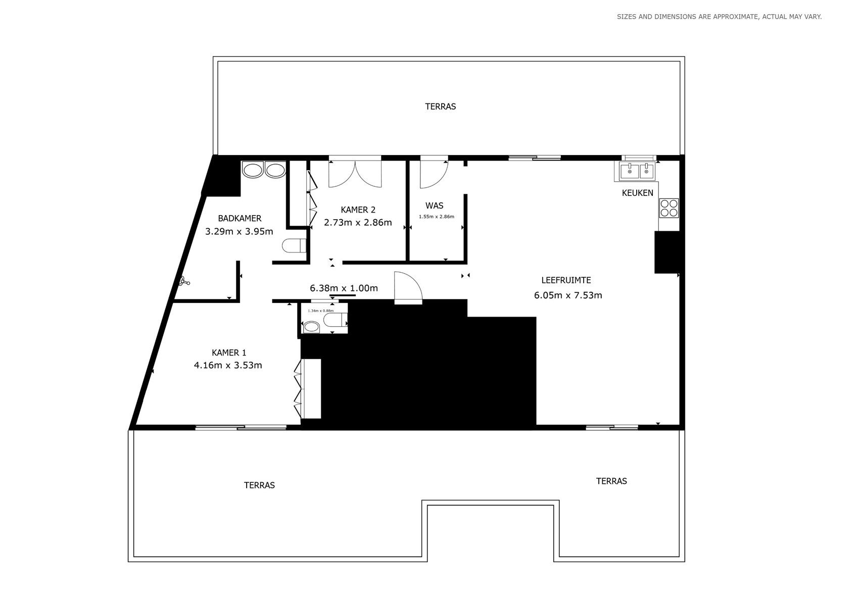 Luxe penthouse met XXL terrassen in centrum Deinze foto 27