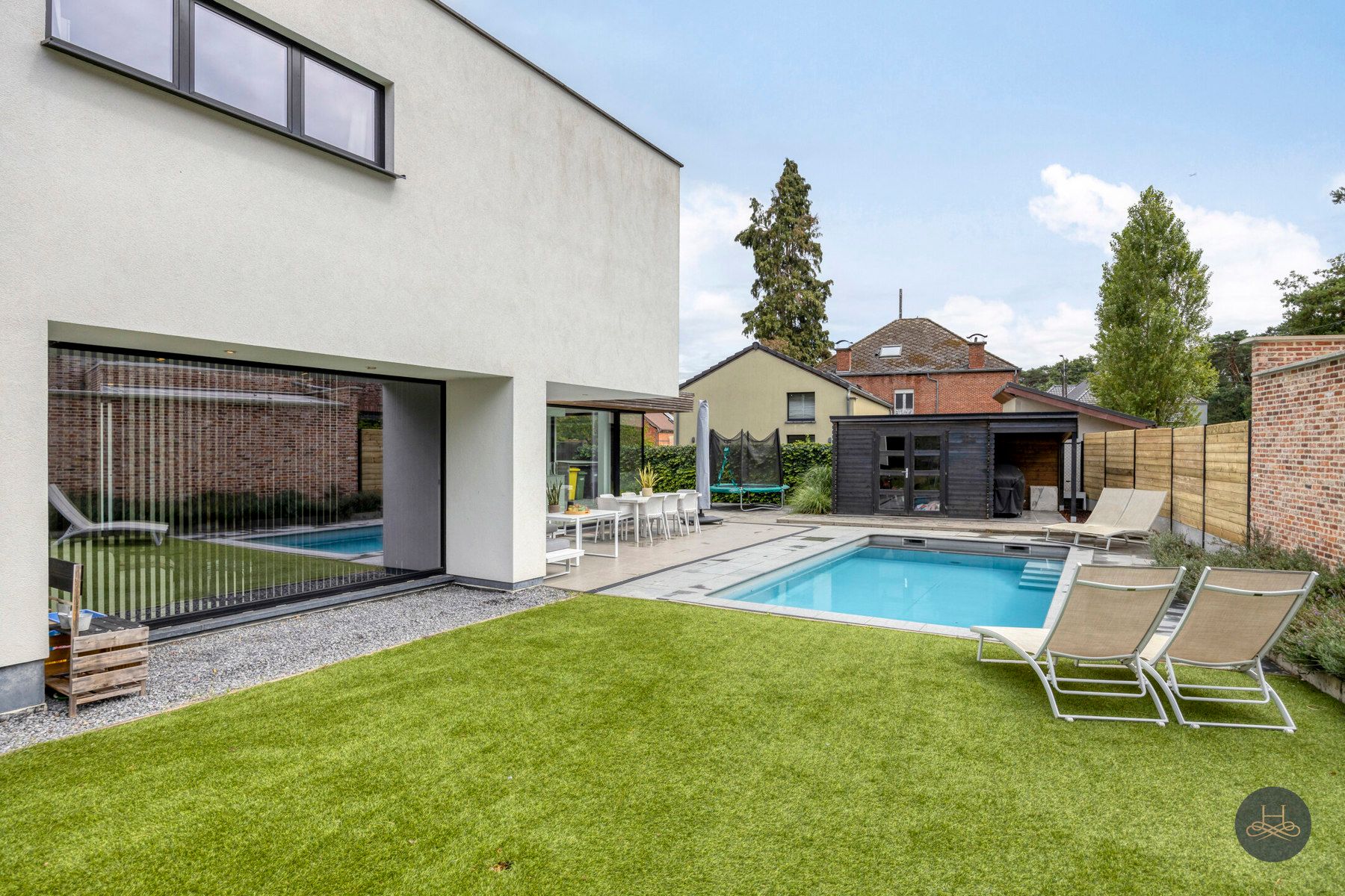 Strakke, moderne BEN woning te Tremelo foto 42