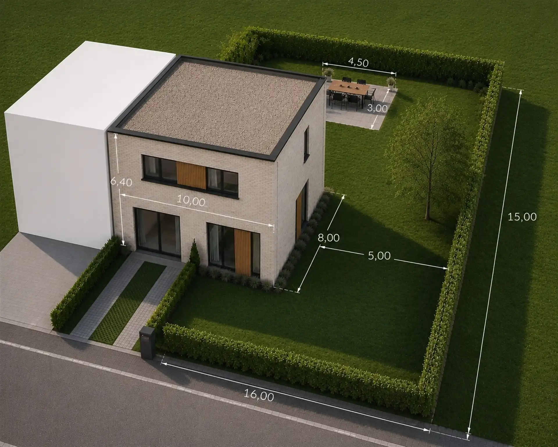 Bouwgrond op perceel van 245 m² foto 2