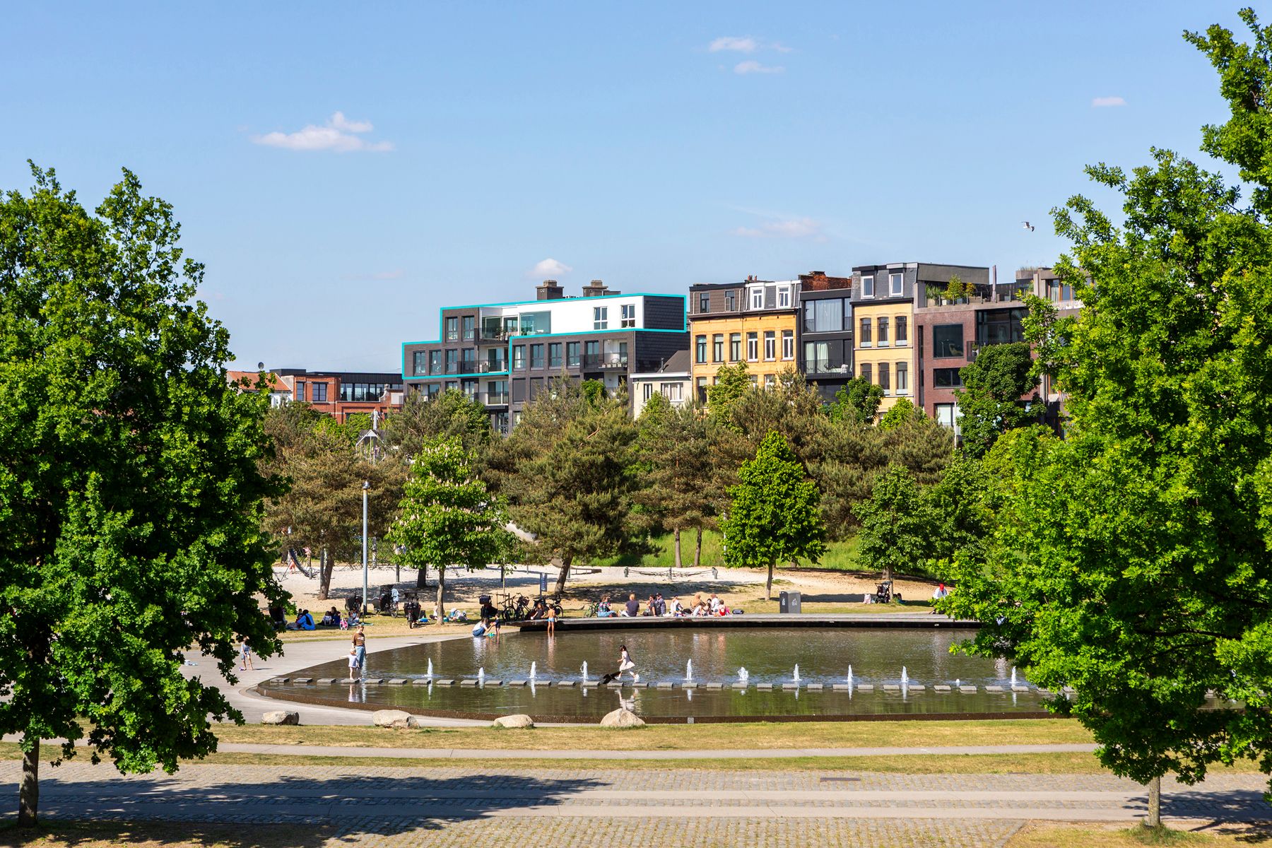 Penthouse met adembenemend parkzicht aan Park Spoor Noord foto {{pictureIndex}}