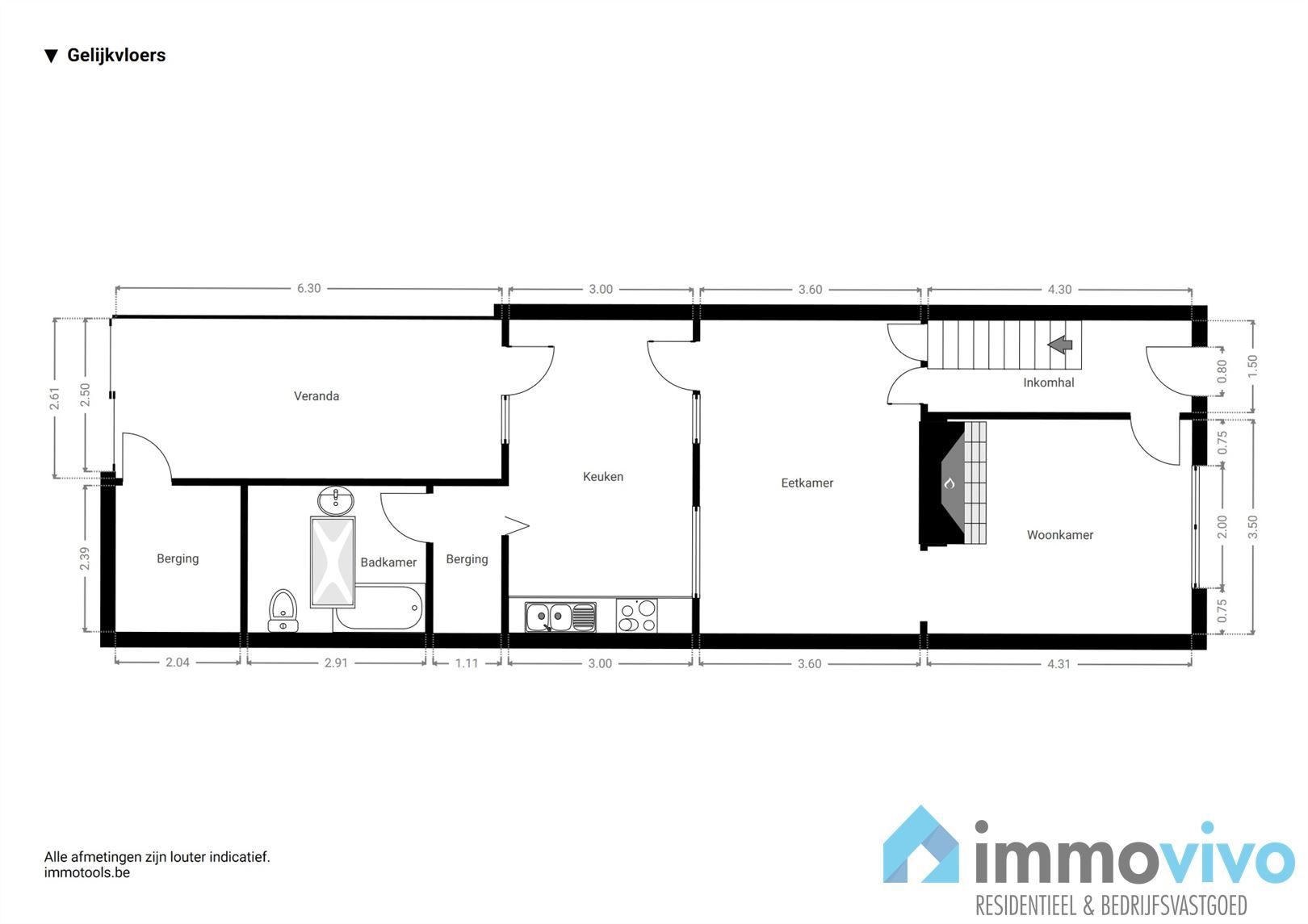 Te renoveren 2 slaapkamer woning op een toplocatie in Niel. foto 15