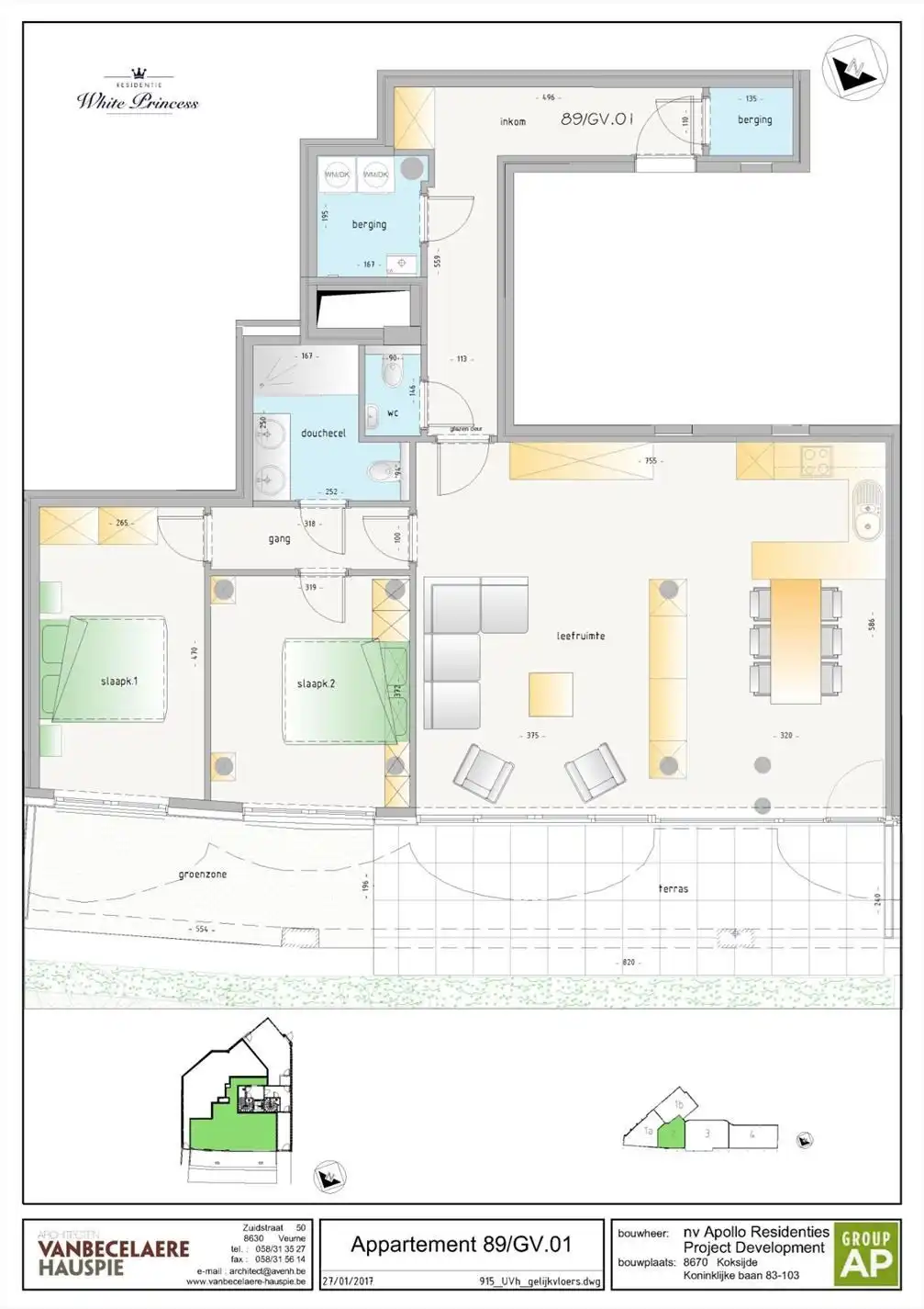 Ruim 2 slaapkamer appartement op een centrale ligging te KOKSIJDE BAD foto 10