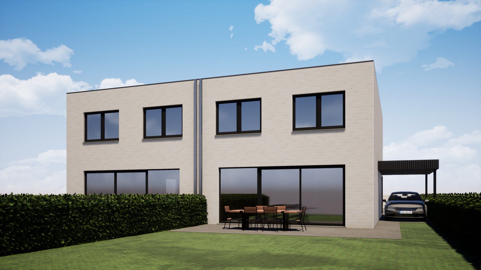 Ruime halfopen bebouwingen op 400 m² met Zuid georiënteerde tuin op topligging te Torhout foto 5