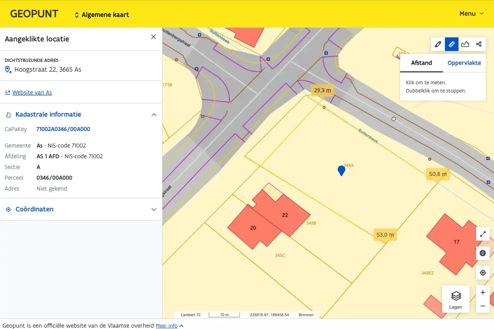 Bouwgrond (open bebouwing) van 15a 77ca op toplocatie in As foto 7