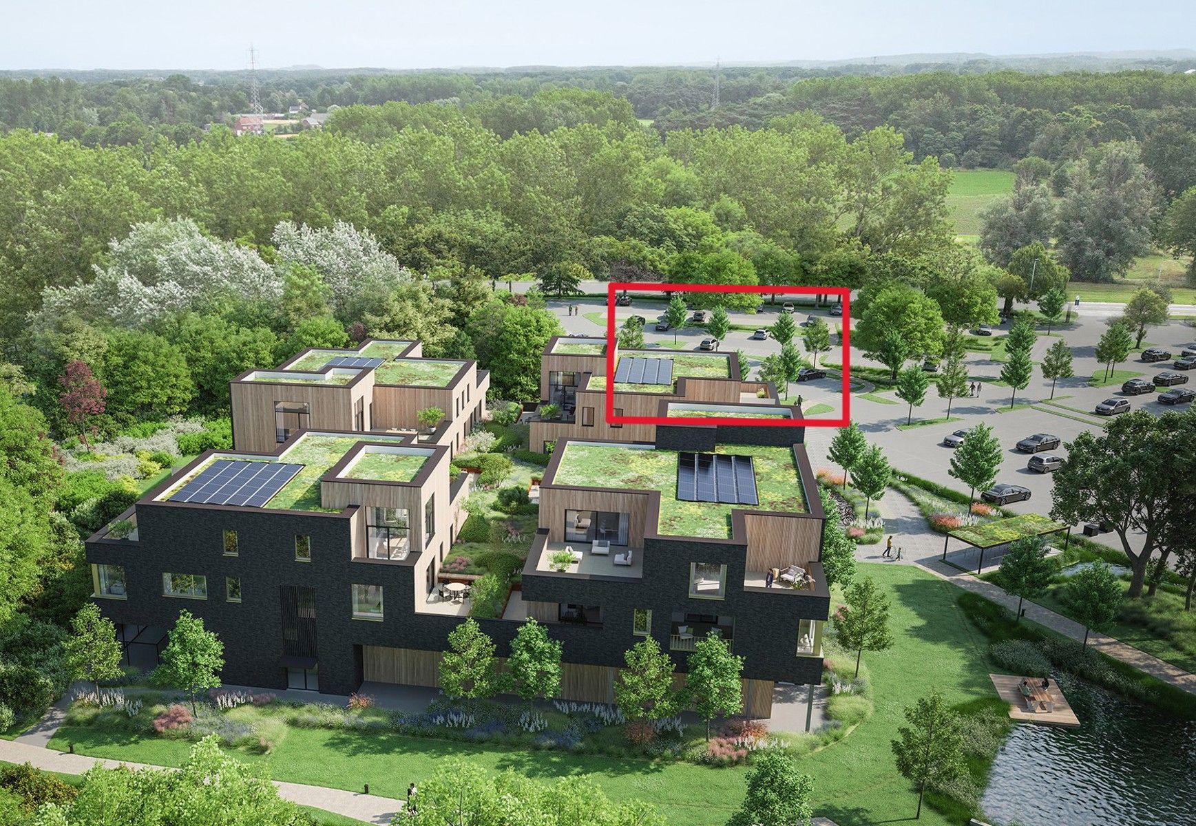 LAATSTE KANS! - Hoek-penthouse: Panoramisch zicht, enorm terras foto {{pictureIndex}}