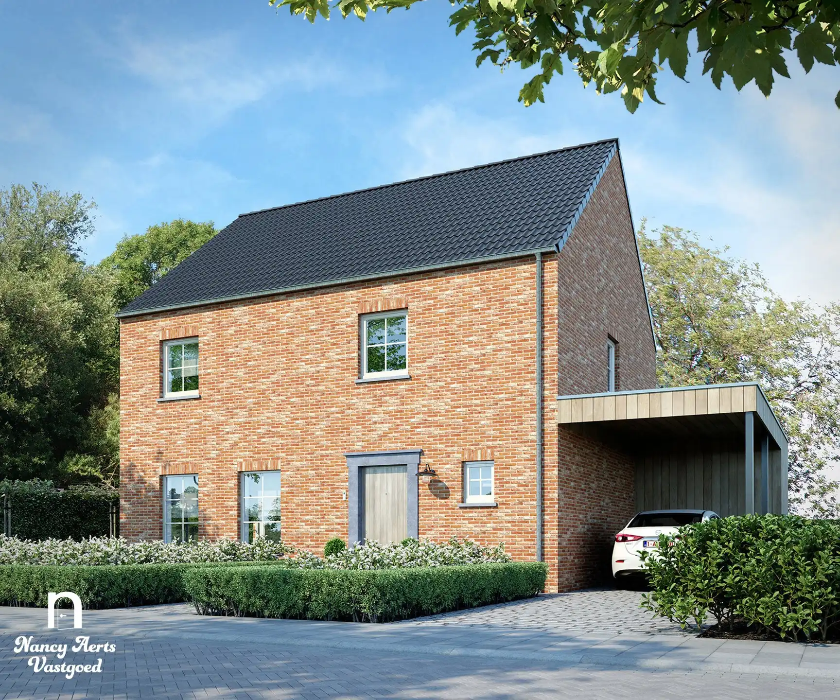 Klassieke nieuwbouwwoning in rustige, groene omgeving foto {{pictureIndex}}