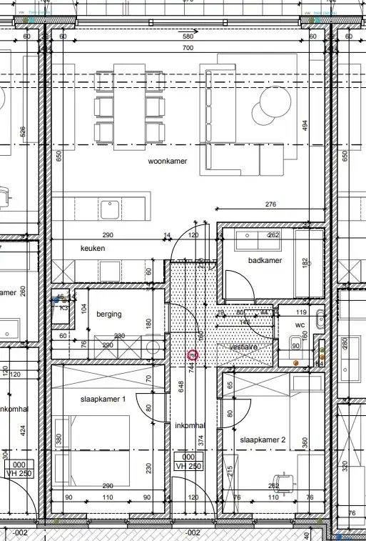 Recent app met 2 slpk, terras met tuin en staanplaats foto 24