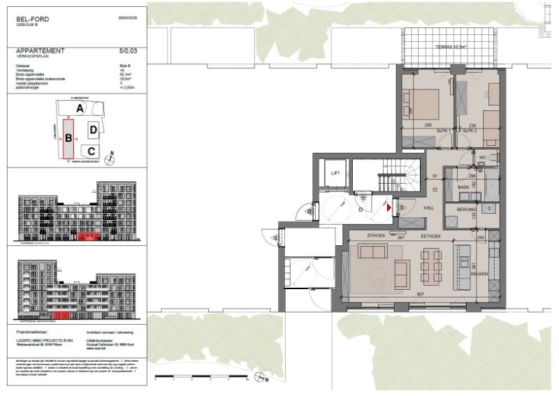 Roeselare-centrum: 40 appartementen in de Wortelstraat  zijn zeer gunstig georiënteerd. foto 2