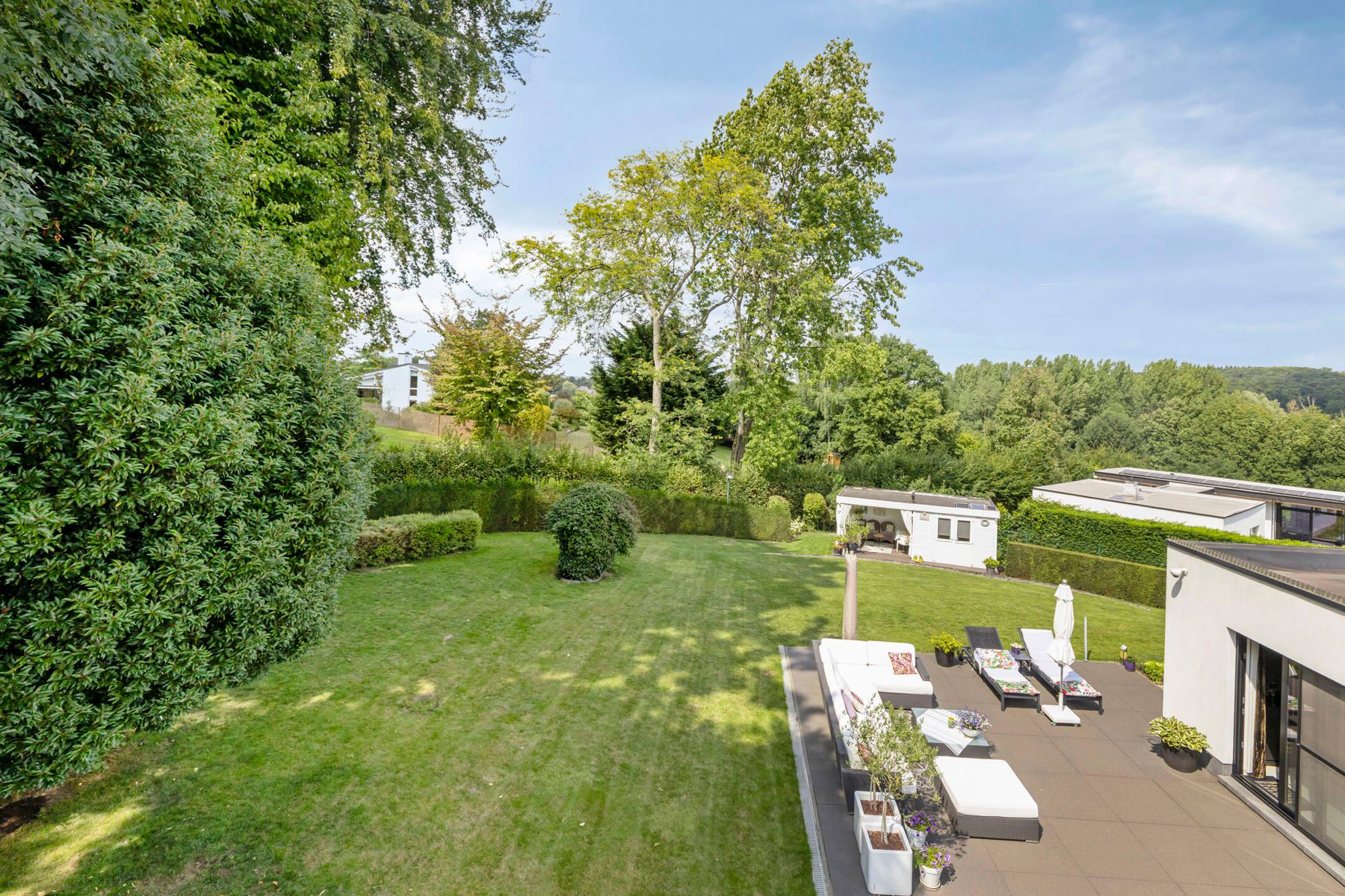 Prachtige moderne, energiezuinige villa in het groene Dworp foto 30