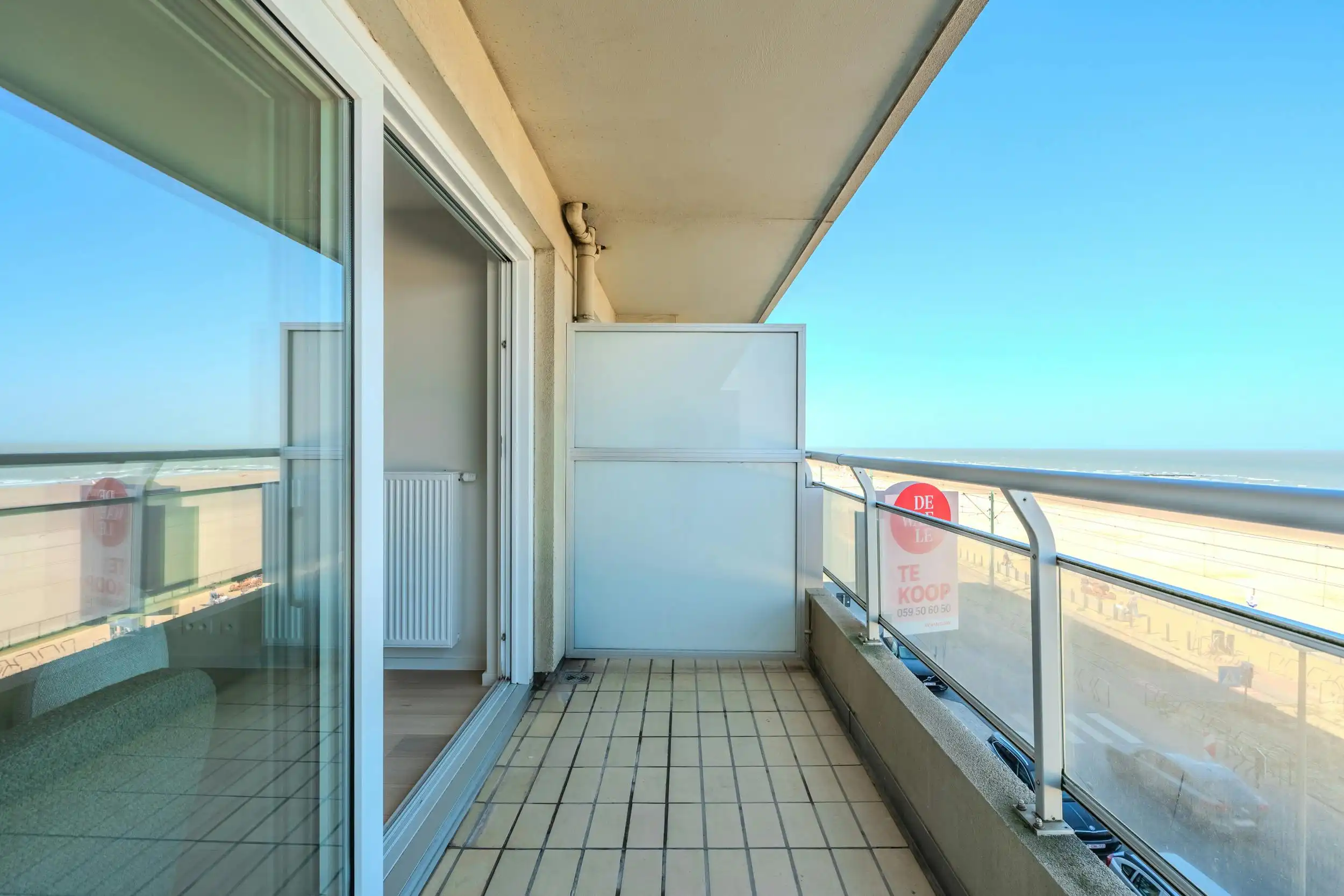 Prachtig appartement met frontaal zeezicht! foto 16