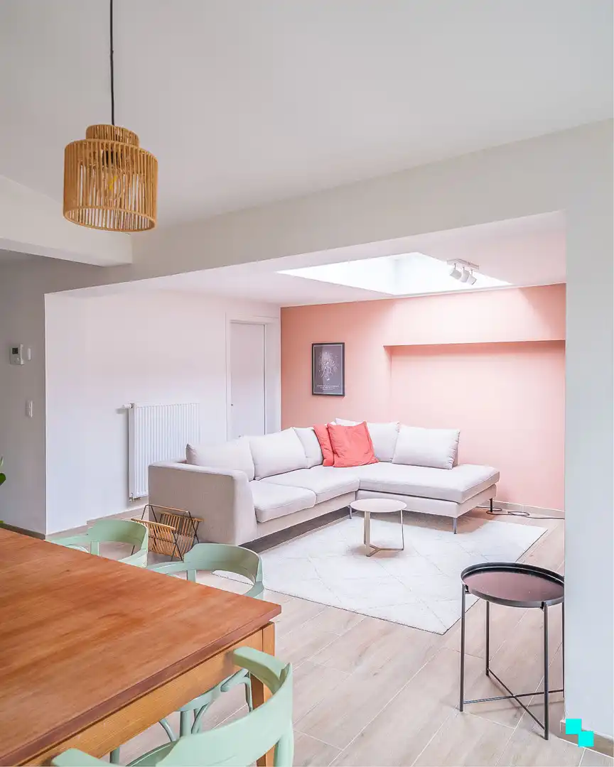 Instapklare rijwoning te Bottelare dorp met garage en tuin foto 9