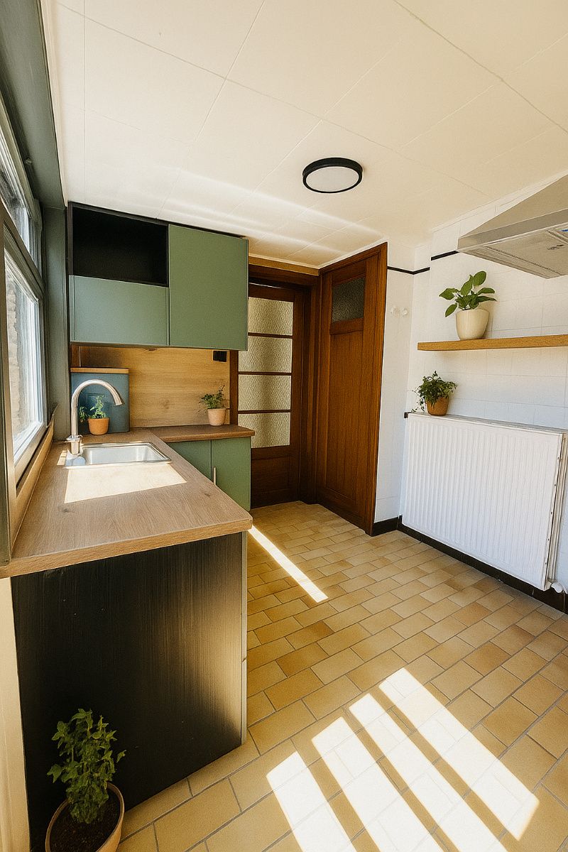 Welkom in de Jules Persynstraat– waar deze charmante woning met opvallende gevel op je ligt te wachten. foto 3