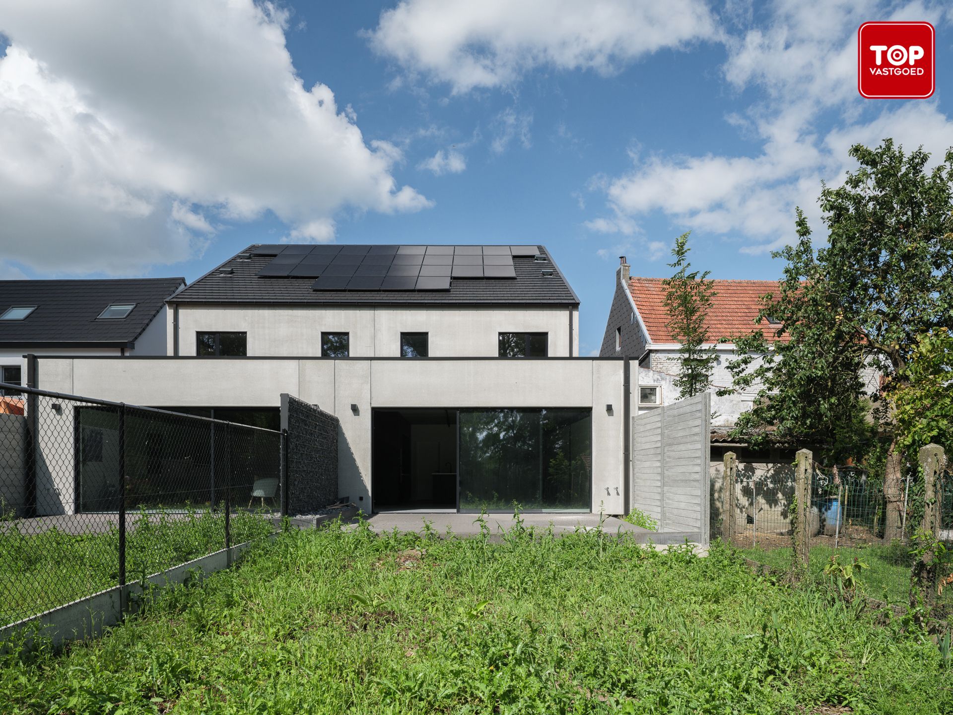 Energiezuinige (A+) designwoning met 3 slaapkamers, zonnige tuin en luxueuze betonafwerking in Vlierzele foto 3