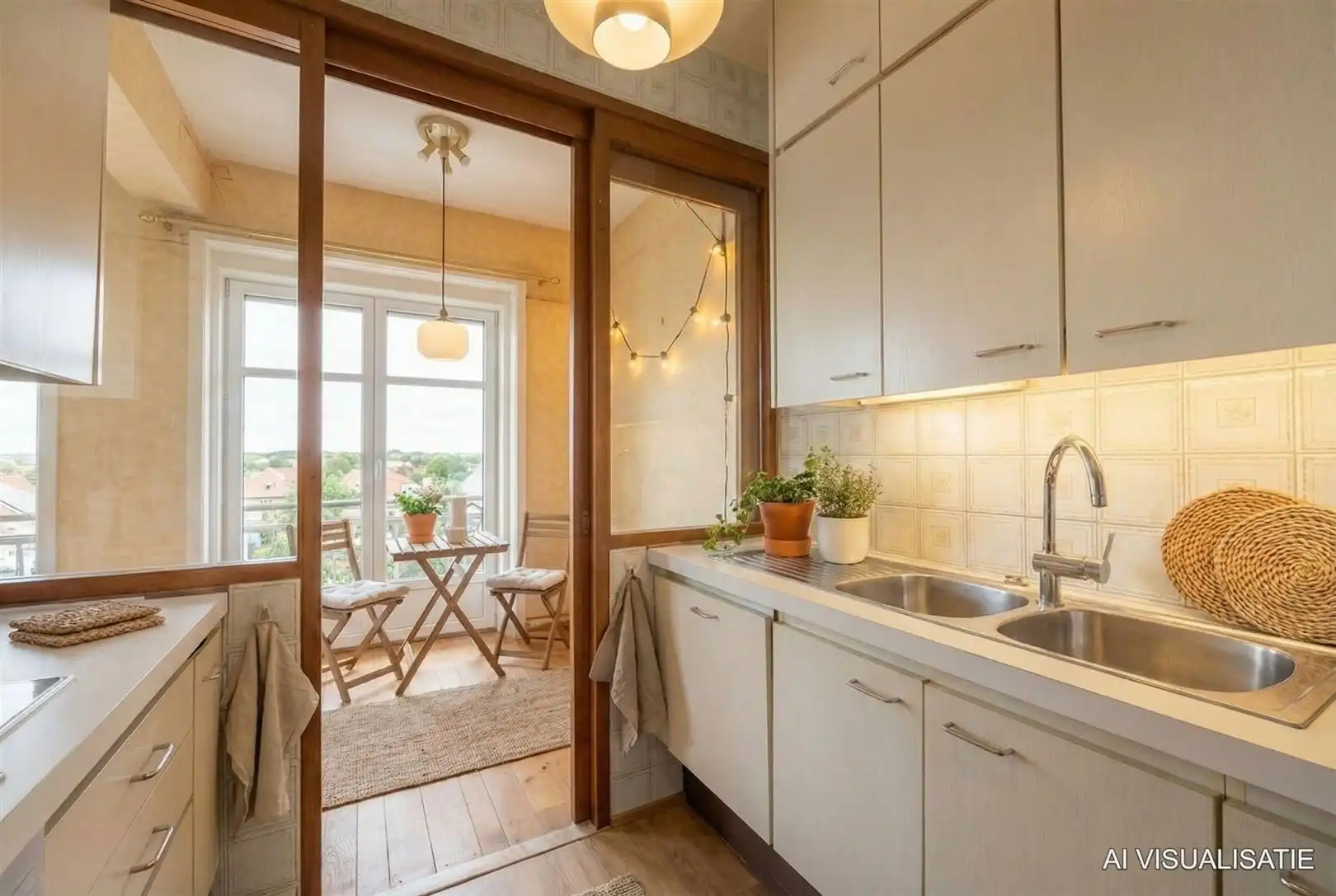 Centraal gelegen appartement met 2 slaapkamers. foto 2