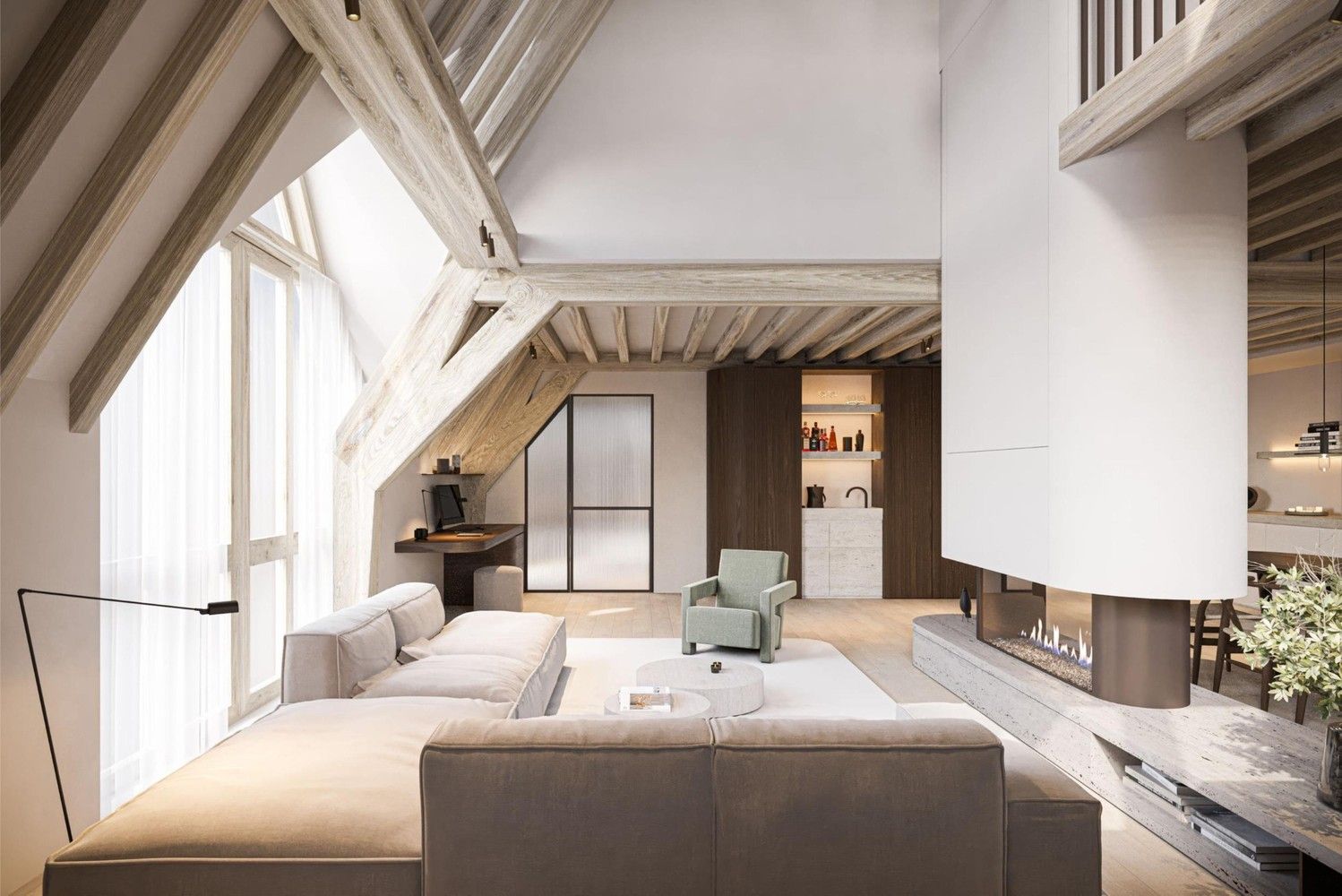 Unieke, lichtrijke loftduplex in het historisch centrum van Lier foto 15